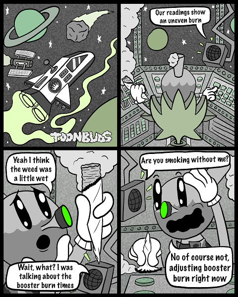 Toonbuds space comic